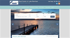 Desktop Screenshot of lakenormannchomesforsale.com